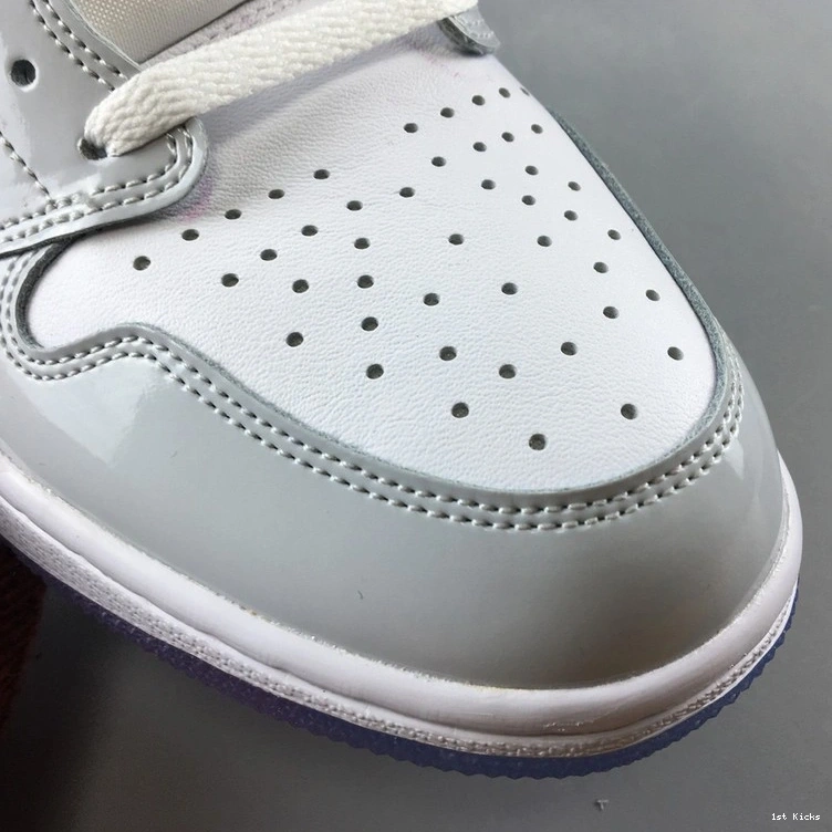 White CK6637-104 Zoom Retro Racer 1 Blue Jordan  High 0118